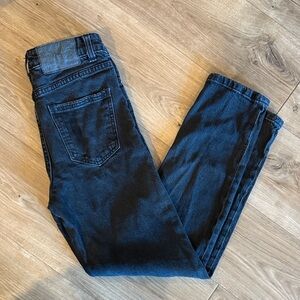 Zara Women's Black Straight Jeans